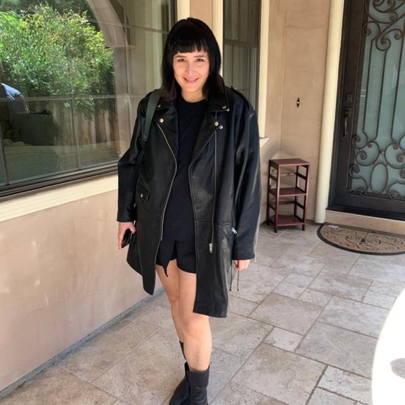 OAK NYC Black Genuine Leather Rigger Jacket XL Unisex - Picture 5 of 5